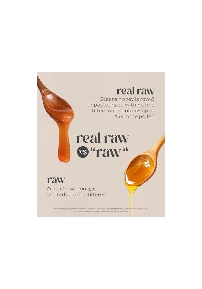 Steens Raw Unheated Manuka Honey UMF15+ - Image 3